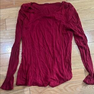 Elegant Red Women's Top